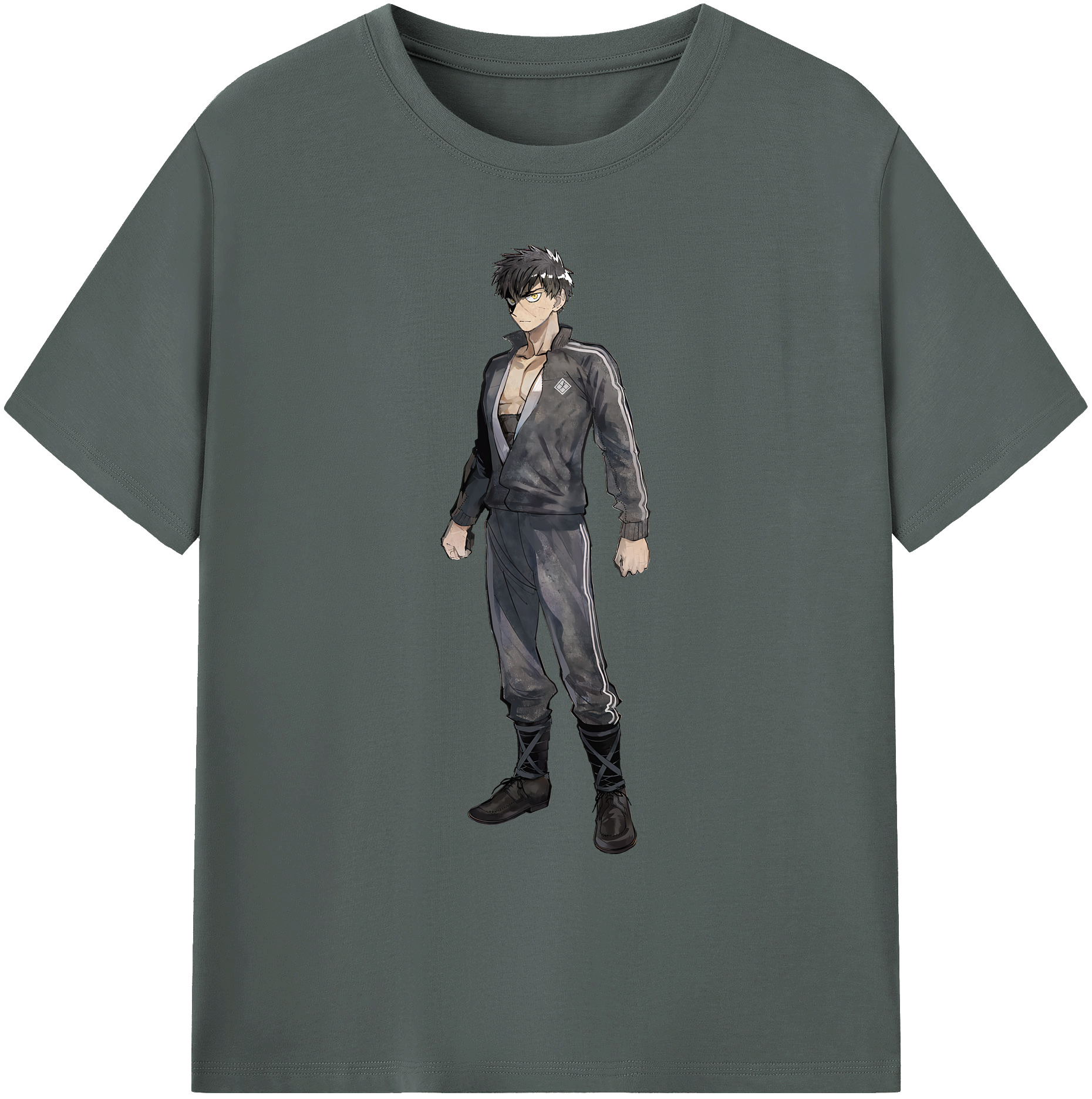 （画像用） 刀剣乱舞 Touken Ranbu 綿100％ メンズ半袖Tシャツ｜肌触りやわらか＆通気性